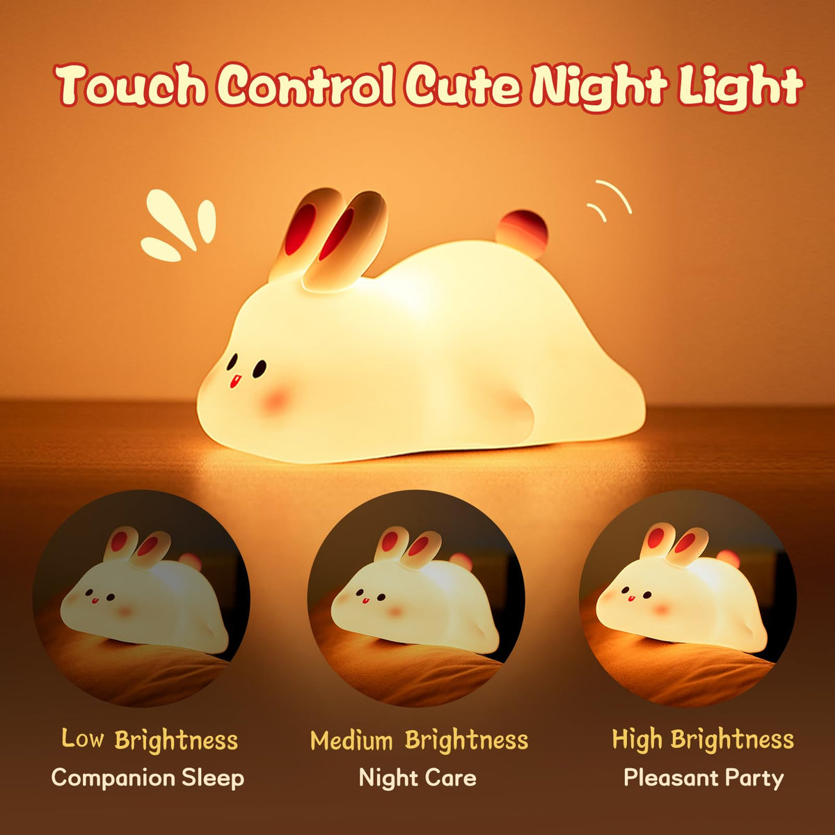 Lying Bunny Night Light