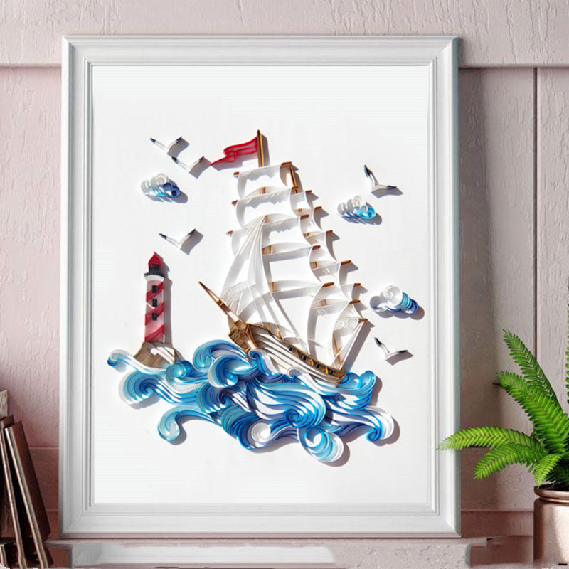 Paper quilling art kit
