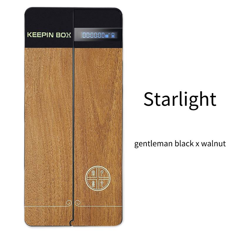 Phone Lock Box with Timer - Walnut